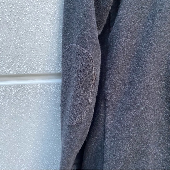 Lululemon Gratitude Wrap Gray Cardigan Snap Up Long Length Thumbholes Pockets 2 - Picture 9 of 9